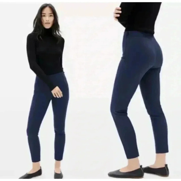 Everlane Navy Style The Work Pant Side Zipper 4 - Picture 1 of 7